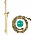 hansgrohe Unica Shower Rail S Puro - 65cm with Shower Hose - Brushed Bronze (28632140) - thumbnail image 2