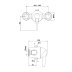 Inta Acura exposed thermostatic sequential shower (90033CP) - thumbnail image 2