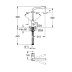 Grohe Minta Single Lever Sink Mixer - Brushed Hard Graphite (31375AL0) - thumbnail image 3