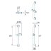 Croydex Inclusive showering kit - chrome (AP600241) - thumbnail image 4