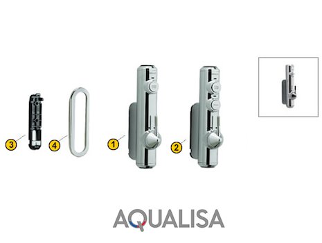 Aqualisa Axis Digital Concealed (Axis Digital) spares breakdown diagram