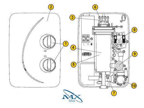 Galaxy/MX Duo LX (Duo LX) spares breakdown diagram