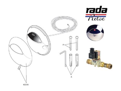 Rada Pulse 120 Shower Operating System (1.1495.063) spares breakdown diagram