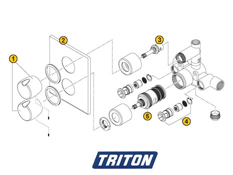 Triton Tamano (Tamano) spares breakdown diagram