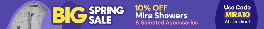Get 10% off all Mira showers, plus selected accessories
