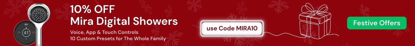 Get 10% off Mira digital showers