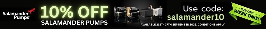 Get 10% off all Salamander pumps and accessories - for one week only