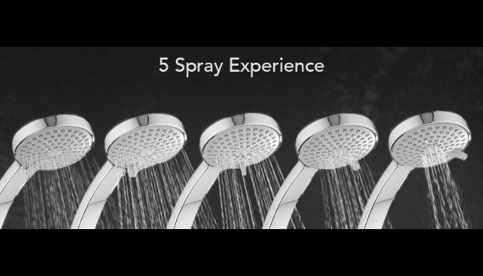 The stylish Mira Galena Electric Shower! image 1 - Choose from whichever spray setting suits you!