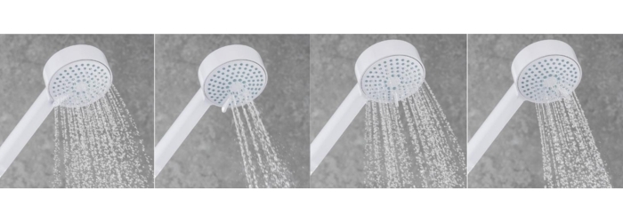 Shower Head Buying Guide image 6 - This is the Mira Beat 4-spray shower head (2.1703.010)