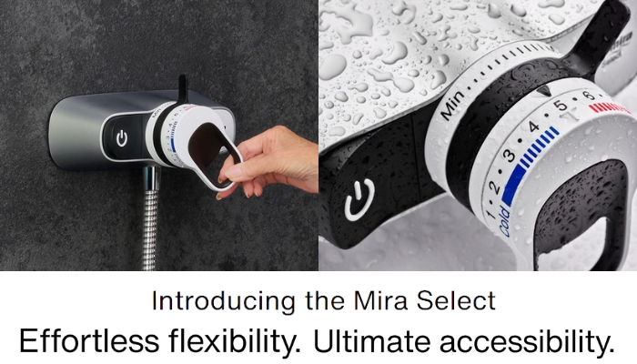 Mira Launches the Mira Select - the only mixer shower with RNIB tried & tested accreditation. image 1