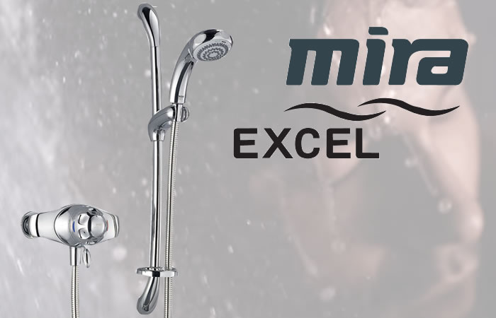 Showcasing the Mira Excel EV Shower - the UK's best-selling thermostatic mixer shower. image 1