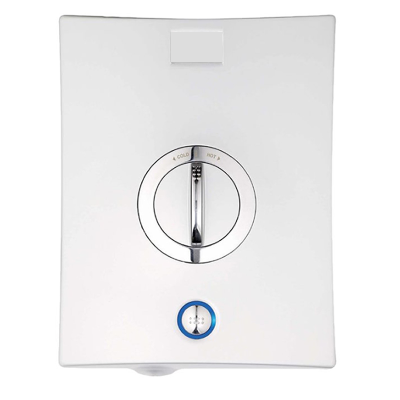Aqualisa Quartz Electric Front Cover Assembly White Chrome Aqualisa 435913 National Shower Spares