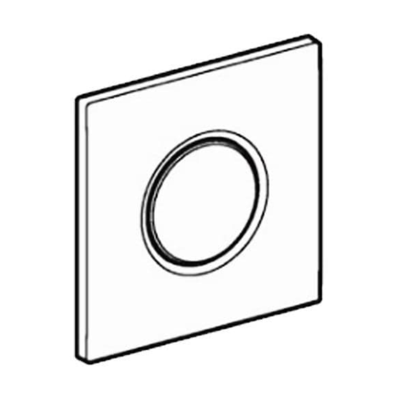 Geberit Type 01 pneumatic urinal flush plate matt chrome Geberit