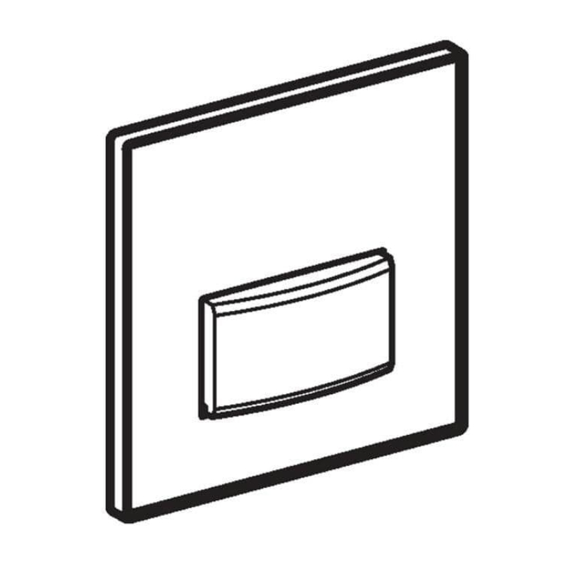 Geberit Type 50 pneumatic urinal flush plate smoked glass Geberit