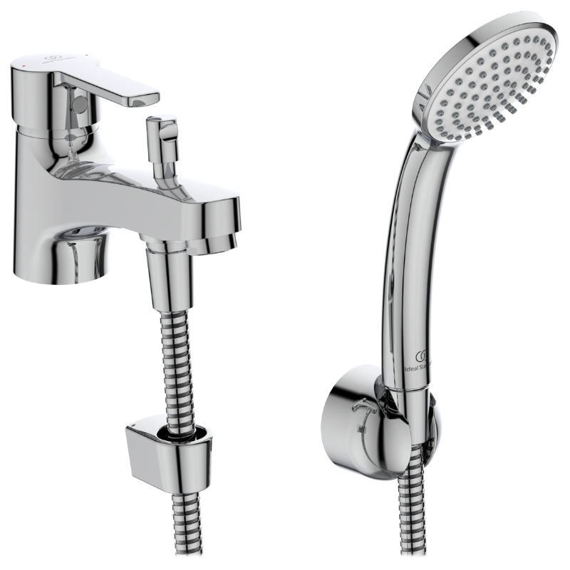 Ideal Standard Ceraline Two Tap Hole Bath Filler Dual Control Tap