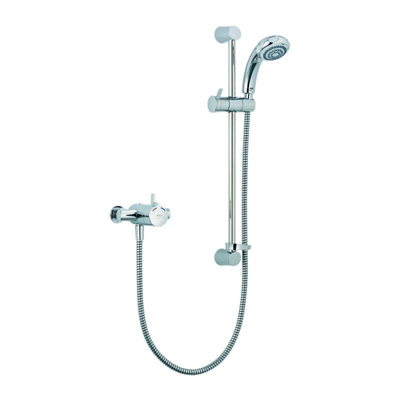 Mira Pace EV Thermostatic Mixer Shower Chrome Eco Shower Head (1663.284) Mira 1663.284