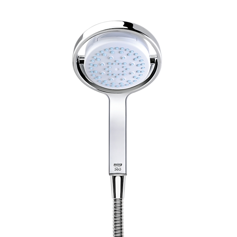 Mira 360m shower head chrome/white Mira 1688.200 National Shower