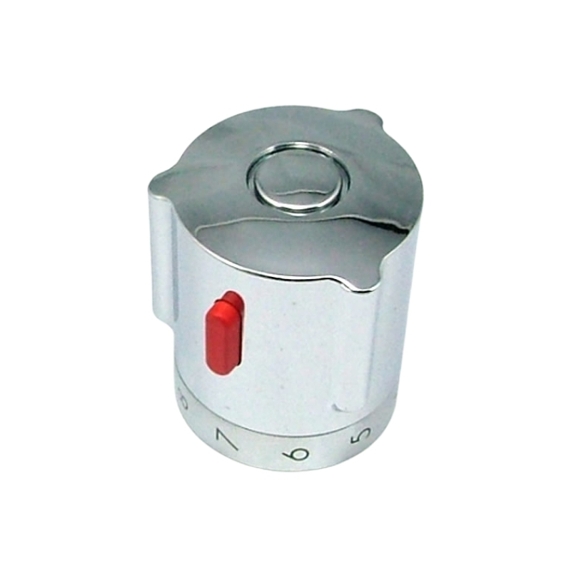 Mira Atom temperature control knob chrome Mira 1663.116 National Shower Spares