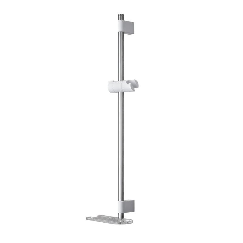 Mira Beat Slide Bar Kit/Shower Rail Set White/Chrome Mira 2.1703.