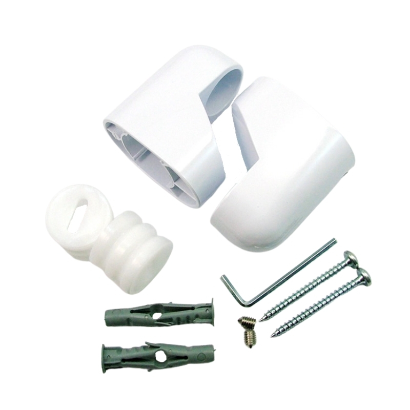Mira Citrus rail end brackets White Mira 1663.120 National Shower