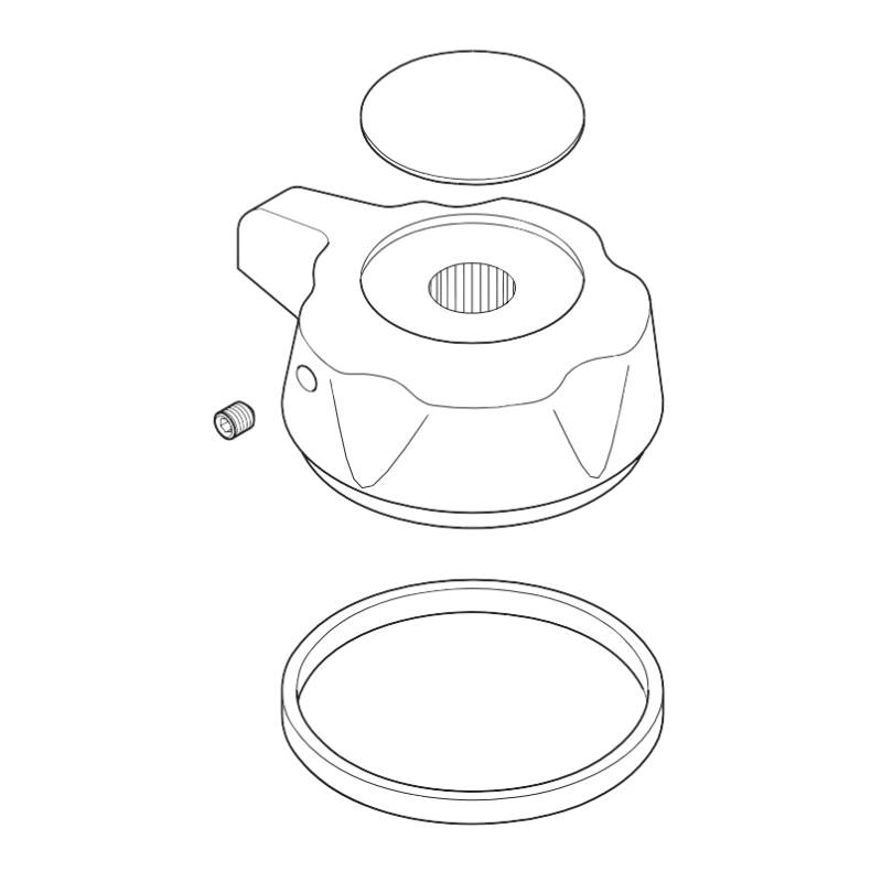 Mira Extra shower control knob gold Mira 423.13 National Shower