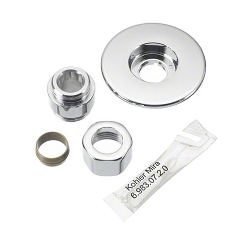 Mira inlet connector pack chrome Mira 451.06 National Shower Spares