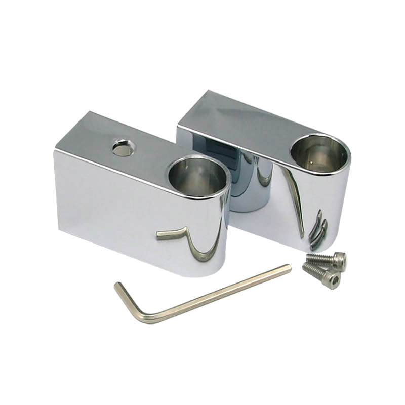 Mira L14D slide bar support Chrome Pair Mira 1703.201 National