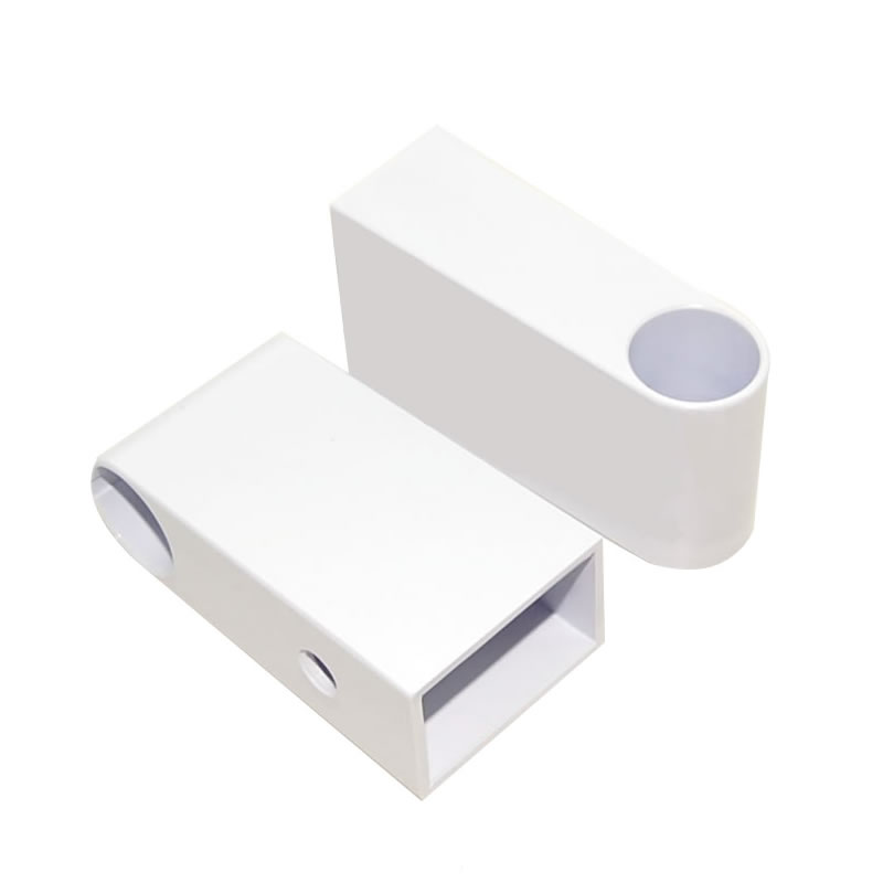 Mira L14D slide bar support White Pair Mira 1703.200 National Shower Spares