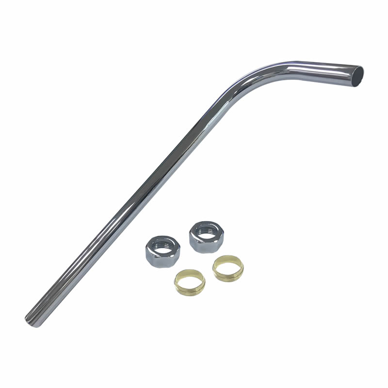Mira rigid fittings over head pipe Chrome Mira 1735.124 National