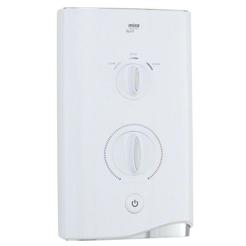 Mira Sport (2012) front cover assembly White Mira 1746.445 National Shower Spares