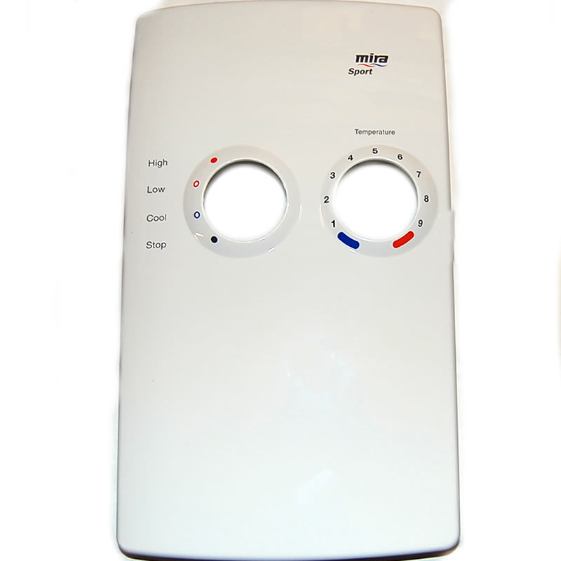Mira Sport 7.5kw front cover assembly Mira 920.47 National Shower