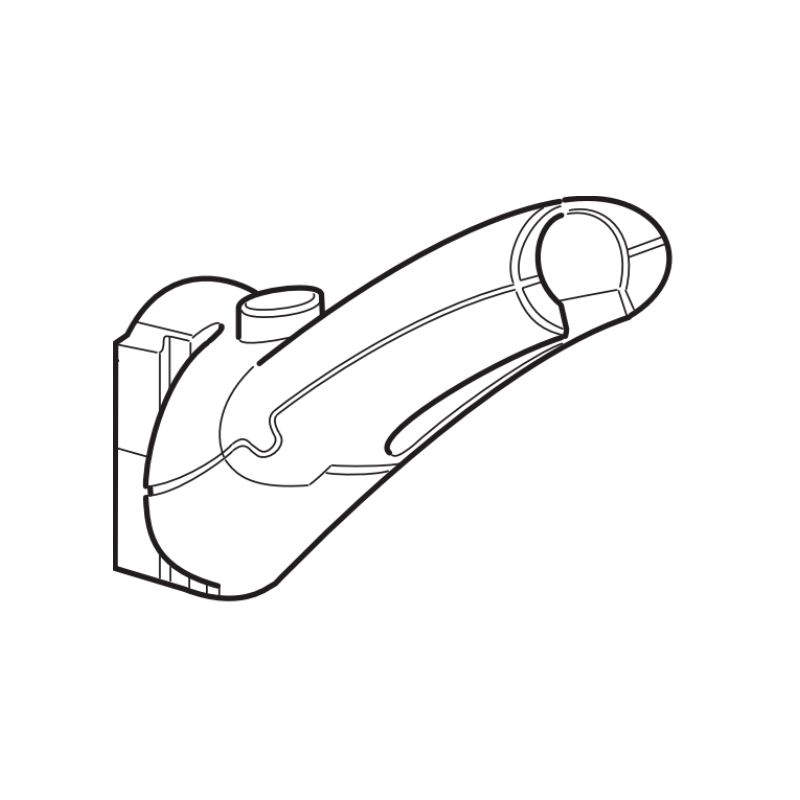 Mira Waterveil shower head holder chrome Mira 1641.048 National