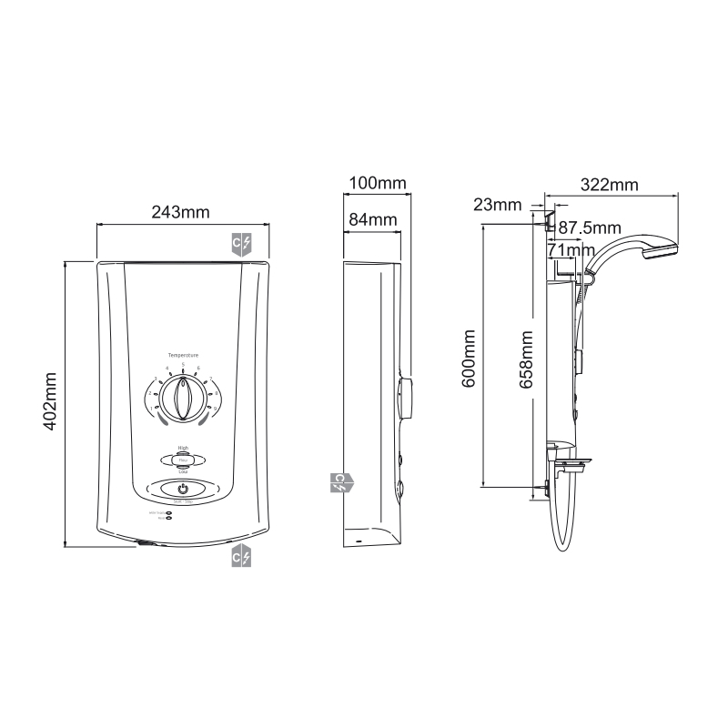 Mira Advance Low Pressure 9.0kW (2011 current) Mira 1.1759.001