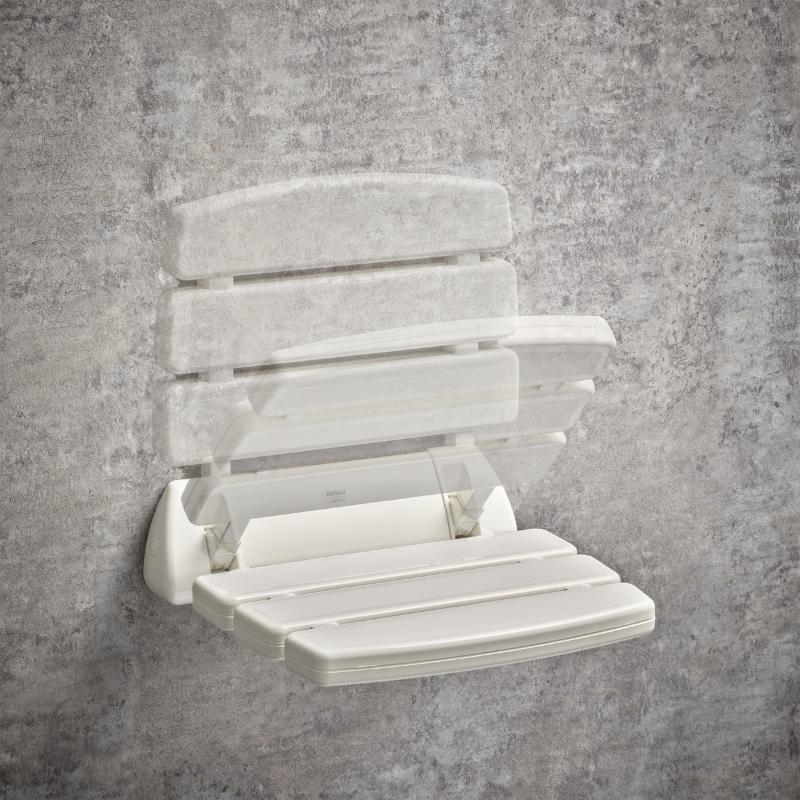 Mira Shower Seat White Mira 2.1536.128 National Shower Spares