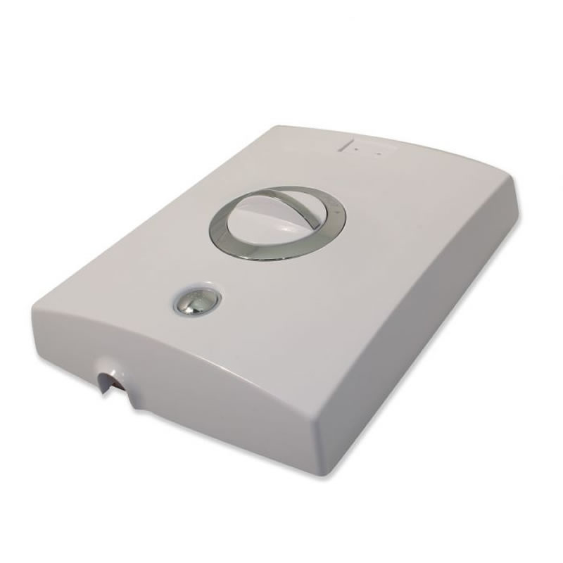 Aqualisa Quartz Electric front cover assembly white/chrome Aqualisa 435913 National Shower