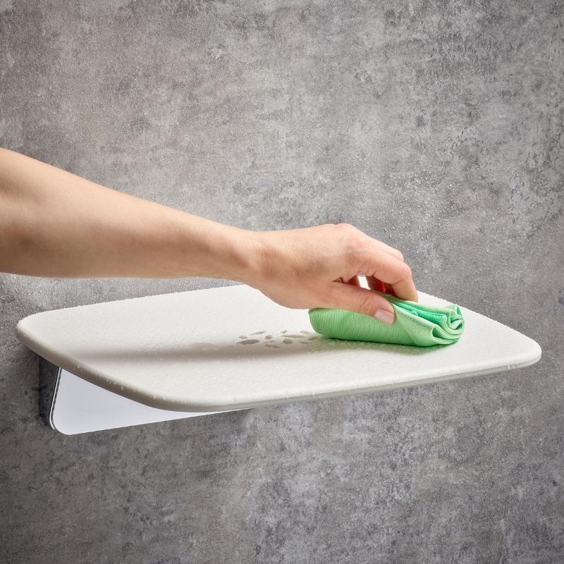 Mira premium shower seat white/chrome Mira 2.1731.001 National