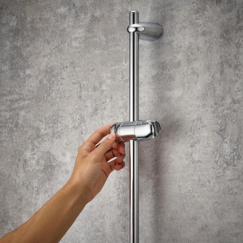 Mira Nectar Slide Rail Kit/Shower Rail Set Chrome Mira 2.1703.008