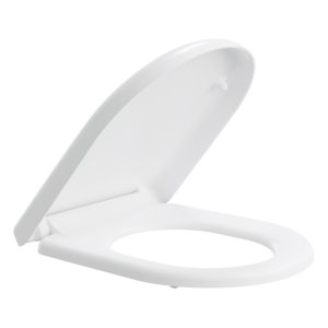 AKW Carbamide Soft Close Toilet Seat With Lid - White (23588) - main image 1