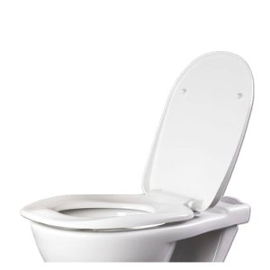 AKW Ergonomic Toilet Seat With Lid - White (23122) - main image 1