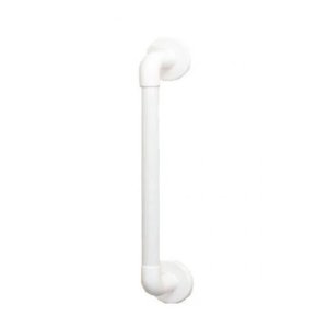 AKW Heavy Duty Fluted White Grab Rail - 300mm (01900WH) - main image 1