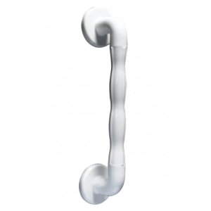 AKW Natural Grip Plastic White Grab Rail - 450mm (01610WH) - main image 1