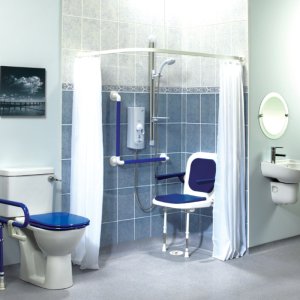 AKW Shower Curtain - 1800 x 1900mm (24077) - main image 1