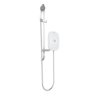 AKW SmartCare Plus Electric Shower 9.5kw - White/Silver (29011WH) - main image 1