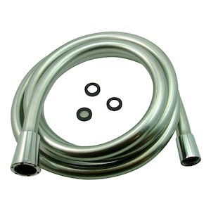 AKW 2.00m plastic shower hose - chrome (23185CH) - main image 1