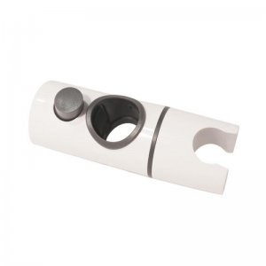 Aqualisa 22mm push button shower head holder - white (910919) - main image 1