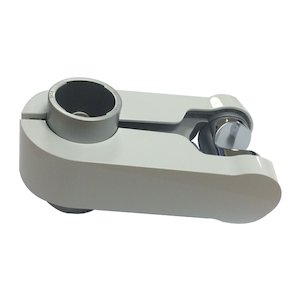 Aqualisa 25mm pinch grip handset holder - white (910599) - main image 1