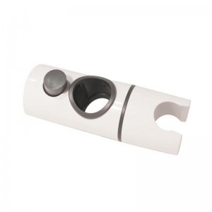 Aqualisa 25mm push button shower head holder - white (910917) - main image 1