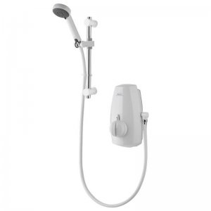 Aqualisa Aquastream power shower - white (813.40.20) - main image 1