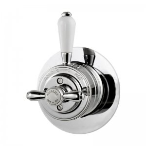 Aqualisa Aquatique concealed thermostatic shower mixer valve - chrome (500.00.01) - main image 1