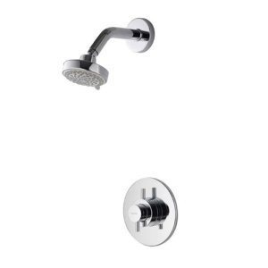 Aqualisa Aspire Concealed with Fixed Head - Chrome (ASP001CF) - main image 1